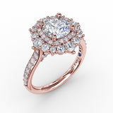 14Kt Rose Gold Bridal Engagement Rings