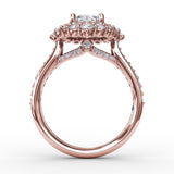 14Kt Rose Gold Bridal Engagement Rings