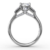 14Kt White Gold Bridal Engagement Rings