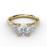 14Kt Yellow Gold Bridal Engagement Rings