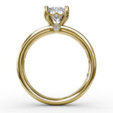 14Kt Yellow Gold Bridal Engagement Rings