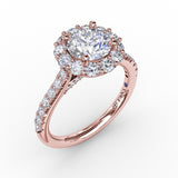 14Kt Rose Gold Bridal Engagement Rings