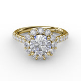 14Kt Yellow Gold Bridal Engagement Rings