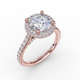 14Kt Rose Gold Bridal Engagement Rings