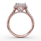 14Kt Rose Gold Bridal Engagement Rings