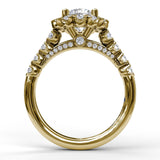 14Kt Yellow Gold Bridal Engagement Rings