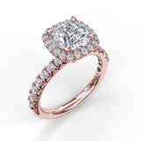 18Kt Rose Gold Bridal Engagement Rings