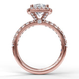 18Kt Rose Gold Bridal Engagement Rings