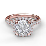 18Kt Rose Gold Bridal Engagement Rings