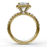 18Kt Yellow Gold Bridal Engagement Rings