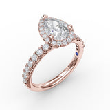 18Kt Rose Gold Bridal Engagement Rings