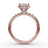 18Kt Rose Gold Bridal Engagement Rings