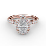 18Kt Rose Gold Bridal Engagement Rings