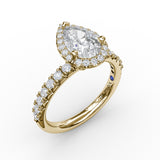 18Kt Yellow Gold Bridal Engagement Rings