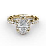 18Kt Yellow Gold Bridal Engagement Rings