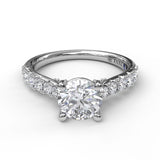 18Kt White Gold Bridal Engagement Rings