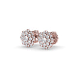 18Kt Rose Gold Diamond Fashion Earrings