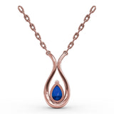 14Kt Rose Gold  Color Fashion Pendants