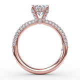 14Kt Rose Gold Bridal Engagement Rings