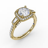 14Kt Yellow Gold Bridal Engagement Rings