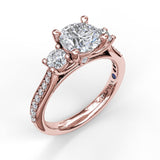 18Kt Rose Gold Bridal Engagement Rings