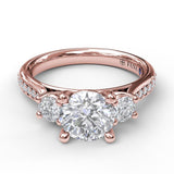 18Kt Rose Gold Bridal Engagement Rings