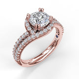 18Kt Rose Gold Bridal Engagement Rings