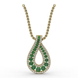 14Kt Yellow Gold Diamond Fashion Pendants