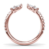 18Kt Rose Gold Diamond Fashion Rings