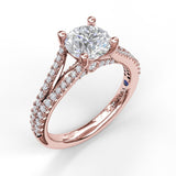 18Kt Rose Gold Bridal Engagement Rings