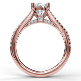 18Kt Rose Gold Bridal Engagement Rings