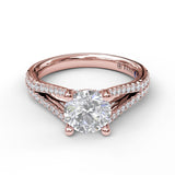 18Kt Rose Gold Bridal Engagement Rings