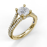 18Kt Yellow Gold Bridal Engagement Rings