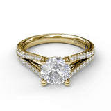 18Kt Yellow Gold Bridal Engagement Rings