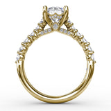 18Kt Yellow Gold Bridal Engagement Rings