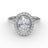 18Kt White Gold Bridal Engagement Rings