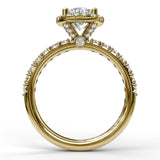 18Kt Yellow Gold Bridal Engagement Rings