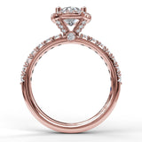 18Kt Rose Gold Bridal Engagement Rings