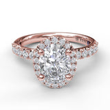 18Kt Rose Gold Bridal Engagement Rings