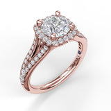 18Kt Rose Gold Bridal Engagement Rings