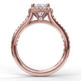 18Kt Rose Gold Bridal Engagement Rings