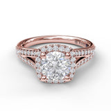 18Kt Rose Gold Bridal Engagement Rings