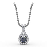 14Kt White Gold Color Fashion Necklaces