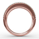 14Kt Rose Gold Color Fashion Fashion Rings