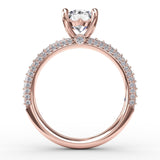 18Kt Rose Gold Bridal Engagement Rings