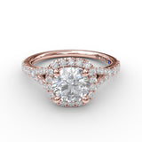 18Kt Rose Gold Bridal Engagement Rings