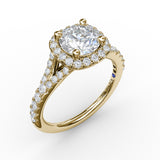 18Kt Yellow Gold Bridal Engagement Rings