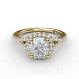 18Kt Yellow Gold Bridal Engagement Rings