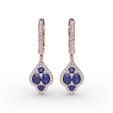 14Kt Rose Gold Color Fashion Earrings