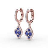 14Kt Rose Gold Color Fashion Earrings